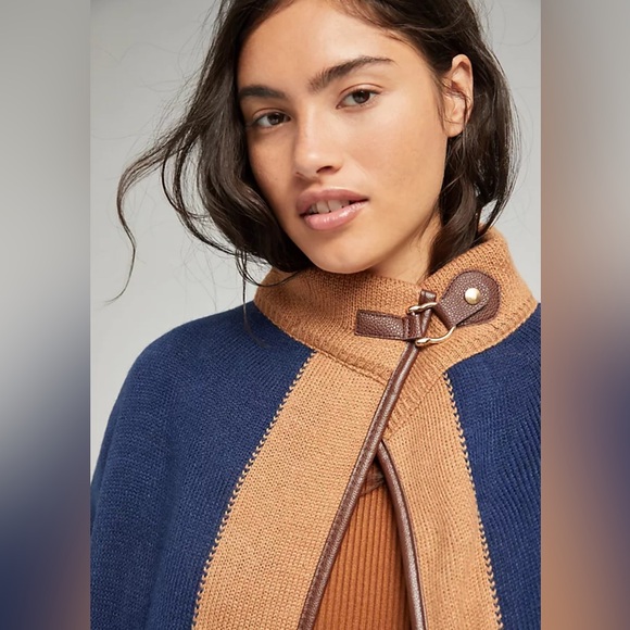 ANTHROPOLOGIE AKEMI AND KIM poncho cape - Picture 1 of 6